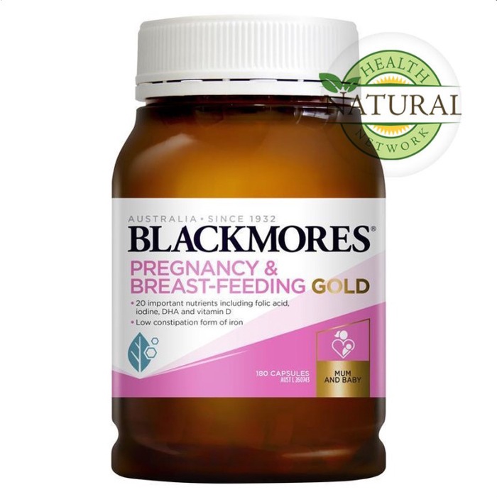 

Blackmores Pregnancy and Breastfeeding Gold 180 Capsules