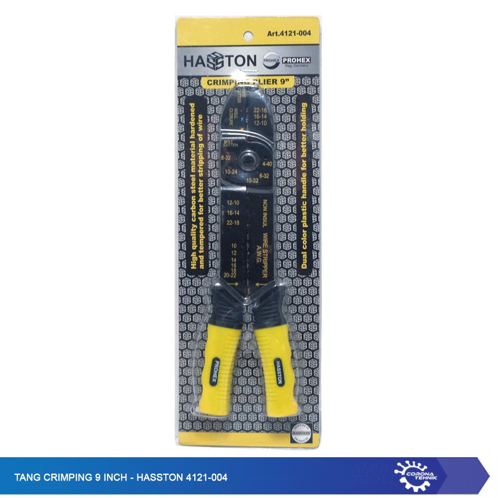 Tang Crimping 9 Inch - Hasston 4121-004