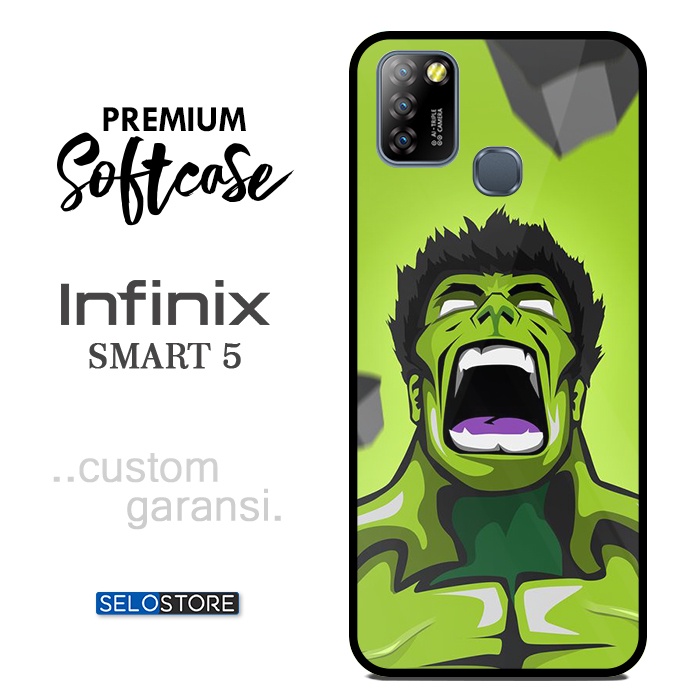 Glass Fuze Case Infinix Smart 5 Custom