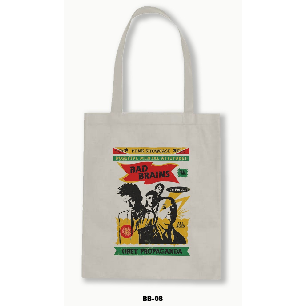 TOTE BAG BLACU - BAD BRAINS .01