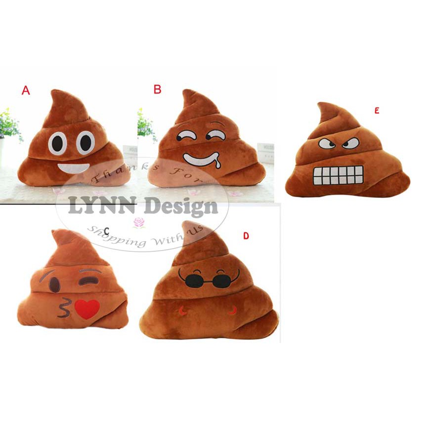 Boneka Bantal Mini Poo, Boneka Taik, iseng Hadiah Ulang Tahun