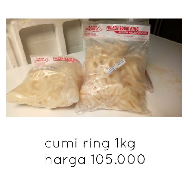 

Cumi ring frozen 1kg Bekasi
