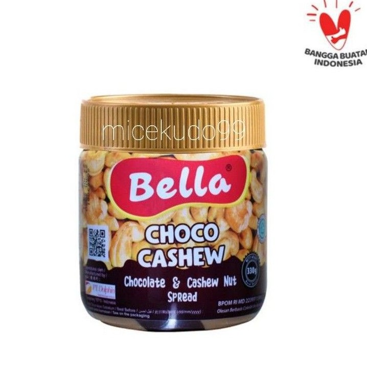 

BELLA CHOCO CASHEW NUT SPREAD / SELAI COKLAT KACANG MENTE / COKELAT METE