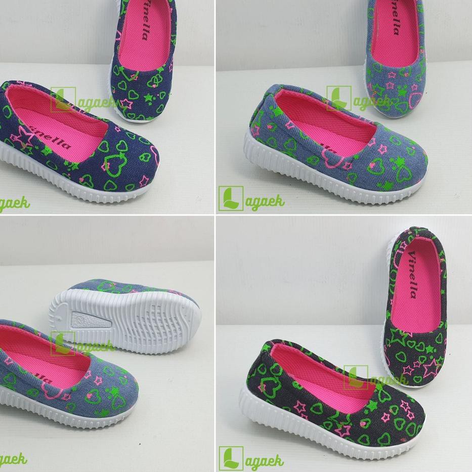 SALE SEPATU  ANAK  CEWEK USIA  1 2 3 4 5  6 TAHUN  SLIP ON 