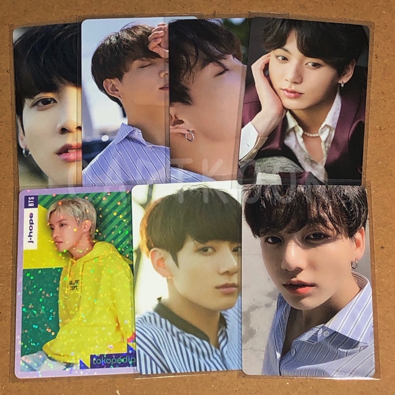 jungkook dicon 101 photocard no. 5 bundle — jk glowing pc