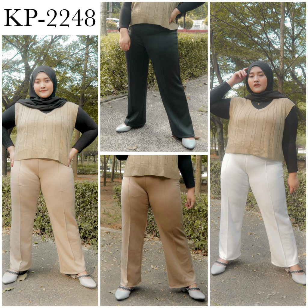 FWR - Kulot Pants Scuba Zipper 2171