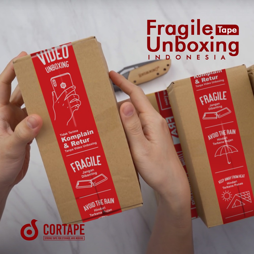 

Alat Packing Praktis - Lakban Premium - Tape Kuat - Stiker Unboxing