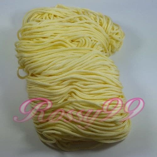 

(TERLARIS) Tali Makrame Kuning Gading 5mm Talikur Rajutan Tas Souvenir Paperbag
