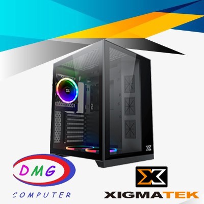 Case Xigmatek Aquarius S Black + 3 Fan A-RGB