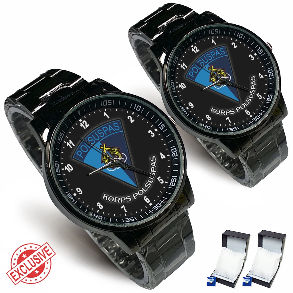 Jam Tangan Rantai Couple POLSUSPAS - 01 (Mantul)