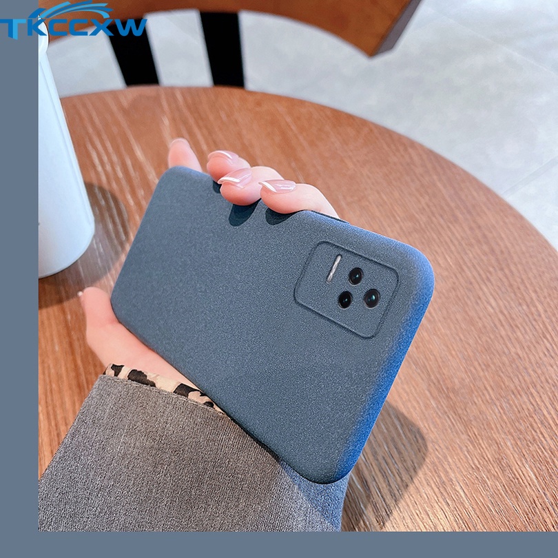 Soft Case Poco F4 Poco F4 GT Slim Matte Silicone Sandstone