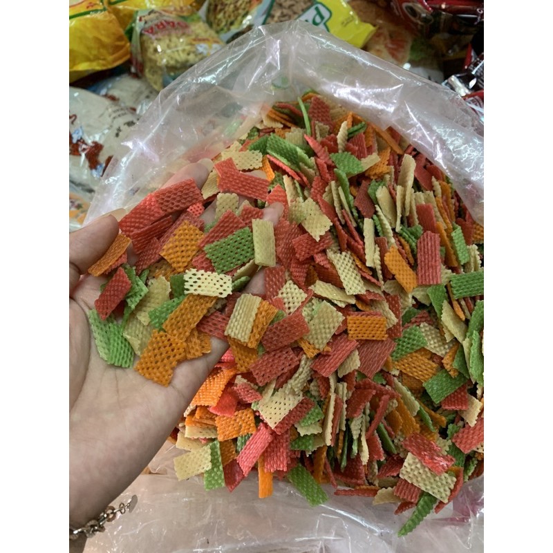 

kerupuk taro warna 500g