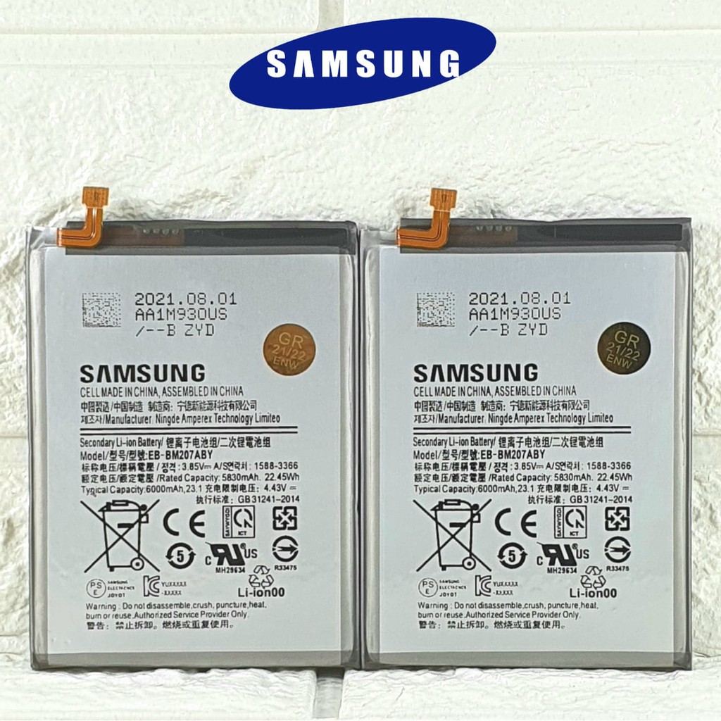 Baterai Battery Original Samsung EB-BM207ABY For Type Galaxy m31 M315 SM-M315F GALAXY M21 - M215 - SM-M215F GALAXY M30s - M307 - SM-M307F GALAXY M31s - M317 - SM-M317F