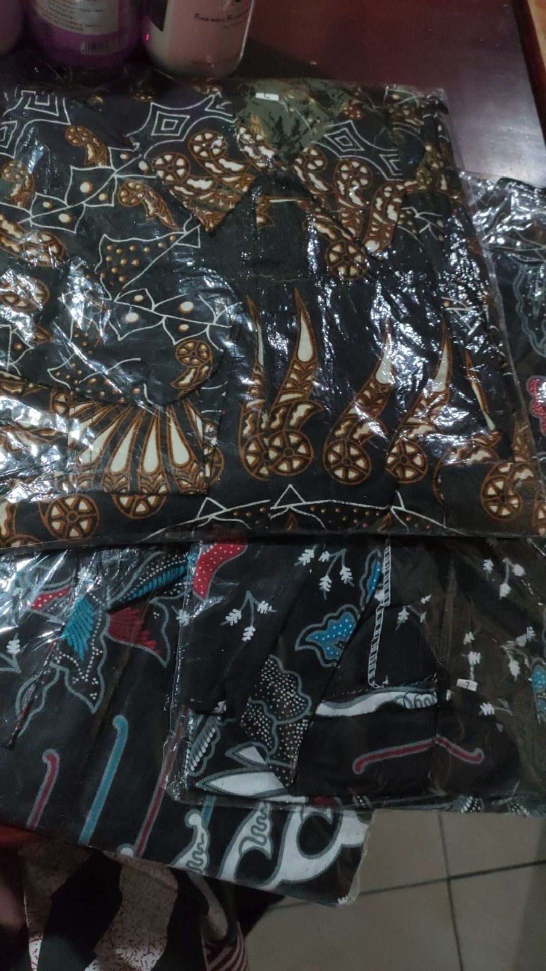 Terbaru Batik Tunik Shibori Jumputan Keluaran Hrb035 Yelbor Navbor Biru Putih Original