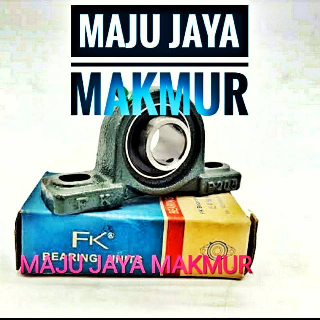 Pillow block laher bearing duduk ucp 211 as 55 mm merek FK