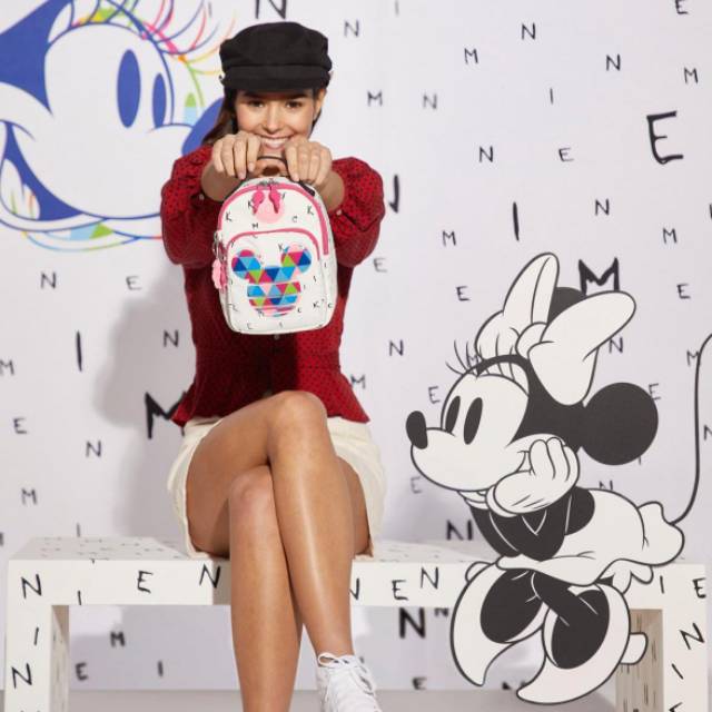 Kipling disney Minnie Mouse & Mickey Mouse 3-in-1 Alber Convertible Bag slingbag selempang tas