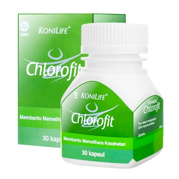 KONILIFE CHLOROFIT -UNTUK MEMELIHARA KESEHATAN ISI 30 KAPSUL