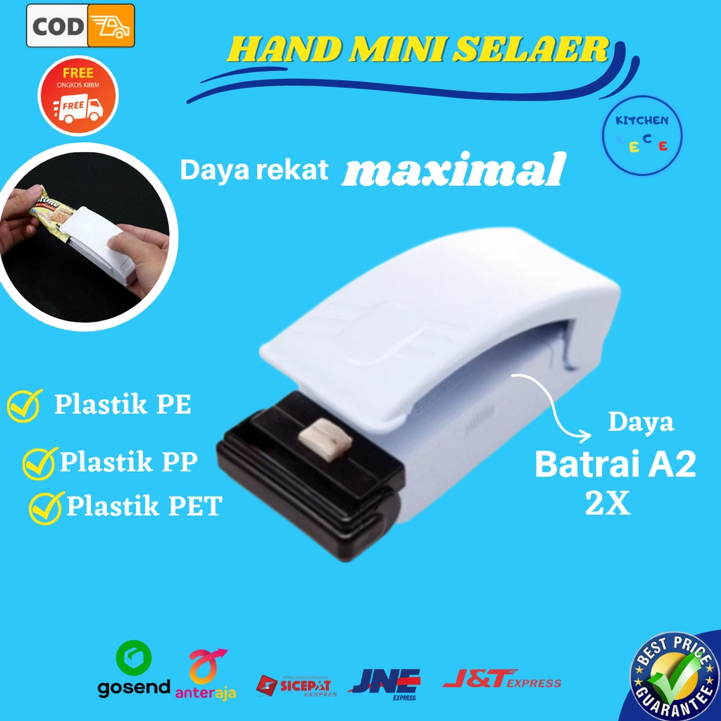 Jual Hand Mini Sealer Alat Perekat Pres Penutup Plastik Plastic