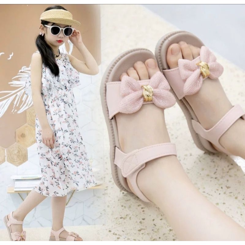 {COD} Sandal Sepatu Anak Perempuan Aluna/Sandal Sepatu Import/Sandal Sepatu Casual mulai Size 26-35