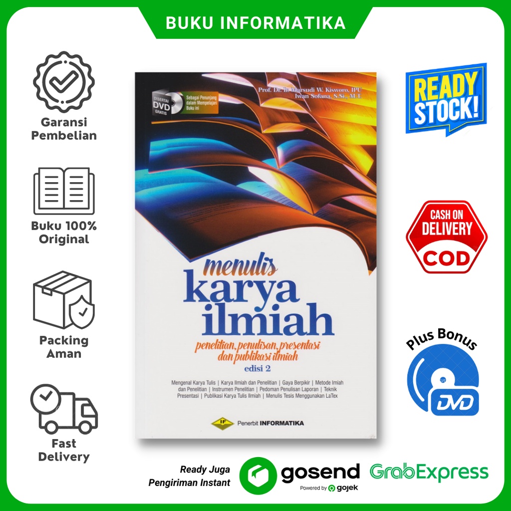 Jual Buku Menulis Karya Ilmiah Penelitian Penulisan Presentasi Dan