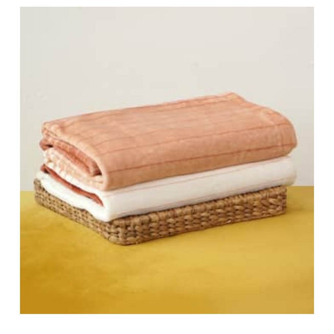 INFORMA Selimut Flanel/Selimut Hangat/Selimut Hotel/Selimut Lembut-ELLINE RED BRICK