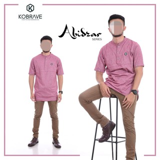  Baju  Muslim  Koko Bahan Kaos Kurta Atasan  Pria Jumbo  size 