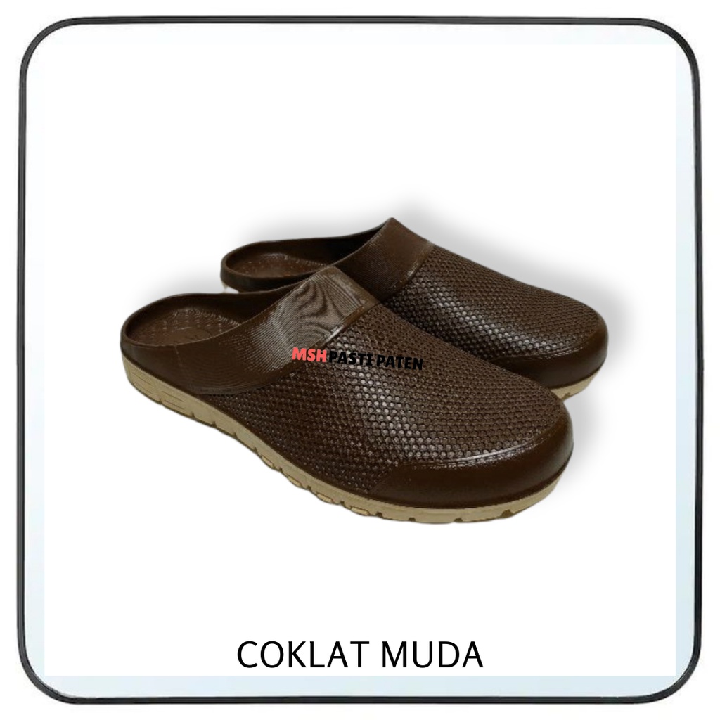 Sepatu sandal slip on karet pria merk YUMEIDA DT 9011 ukuran 39-43 Sandal kokop pria Sepatu boots