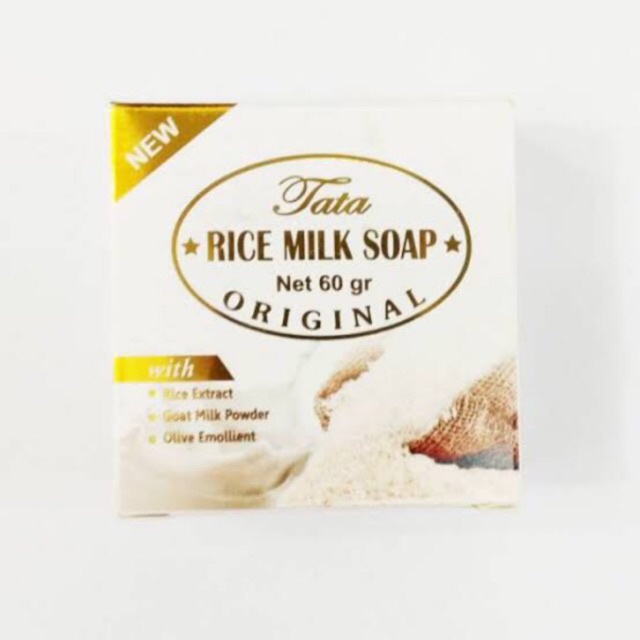 Thai Rice Milk Soap 50Gr/Sabun Pemutih/Sabun Beras Susu Whitening