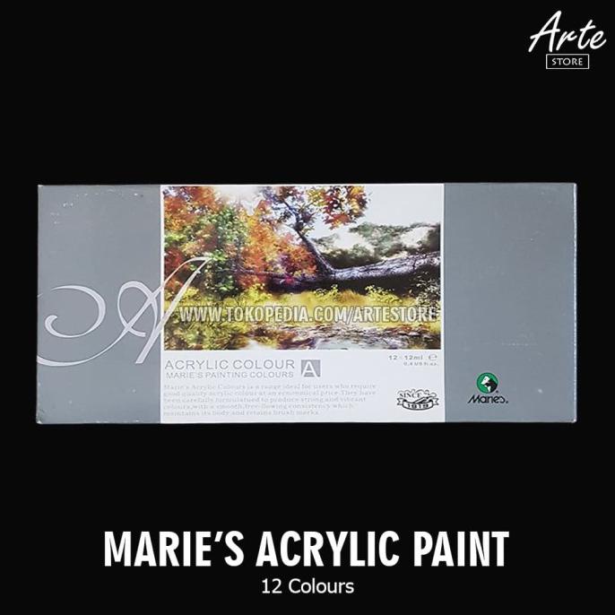 

Cat Acrylic set 12 Warna READY STOK