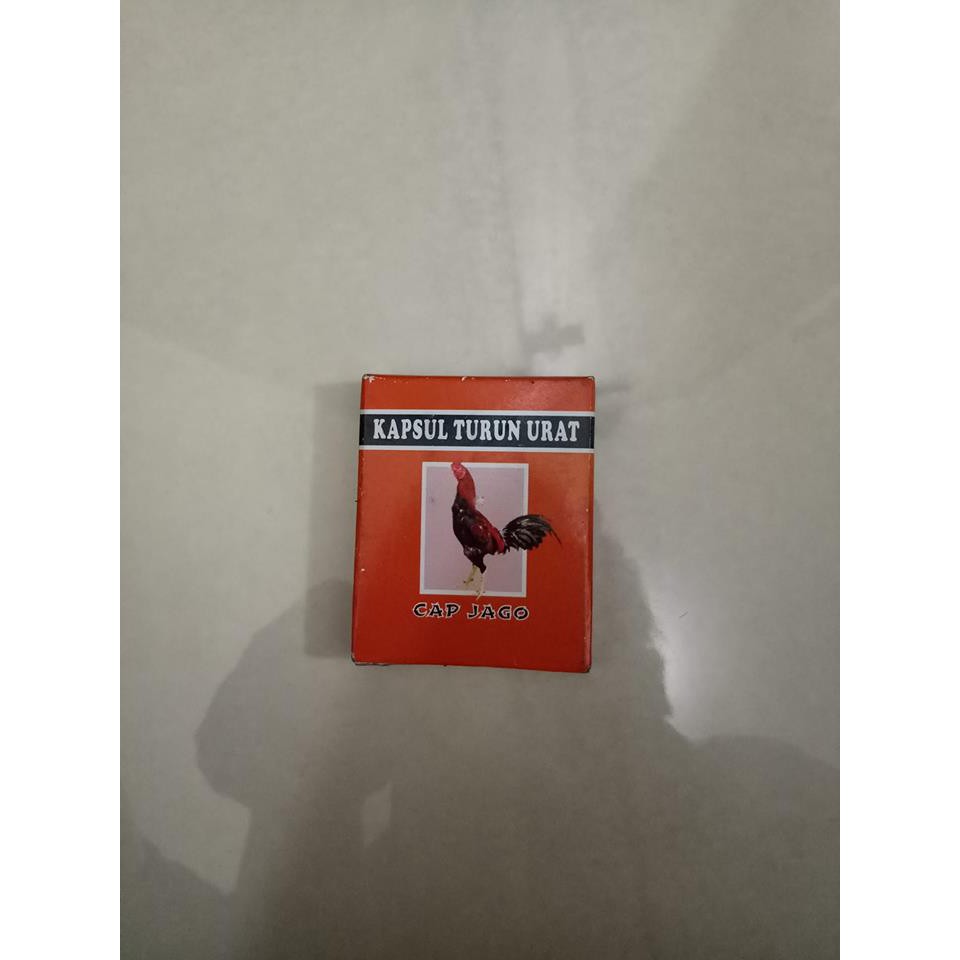 KAPSUL TURUN URAT CAP JAGO / Formula Turun Urat Cap Jago / Obat Turun Urat Ayam
