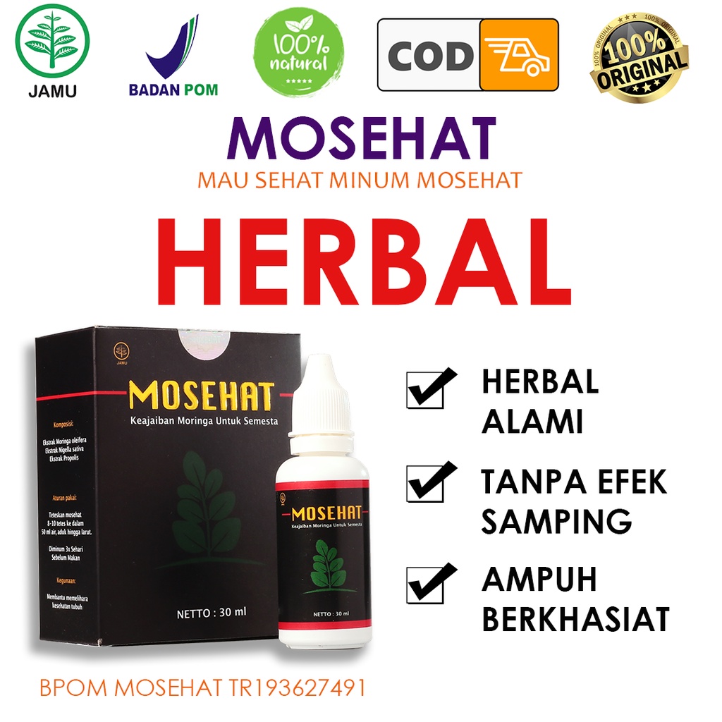 MOSEHAT OBAT HERBAL ASMA - BRONKITIS - OSTEOPOROSIS - RADANG TENGGOROKAN - AMANDEL - LIVER - POLIP