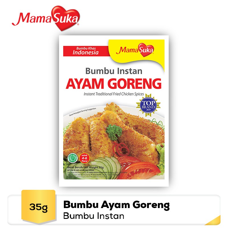 MAMASUKA BUMBU AYAM GORENG 35 GR ISI 20 PCS