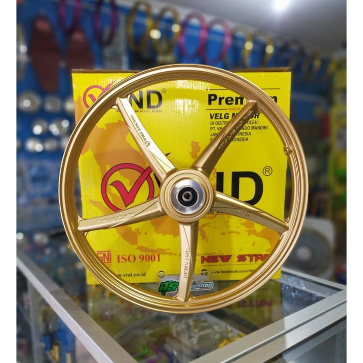 velg depan saja uk 120-17 merk VND.cocok buat balap