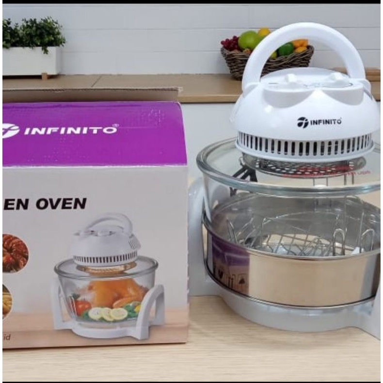 INFINITO Halogen Oven Air Fryer Oven Halogen 8 in 1 EHO-777