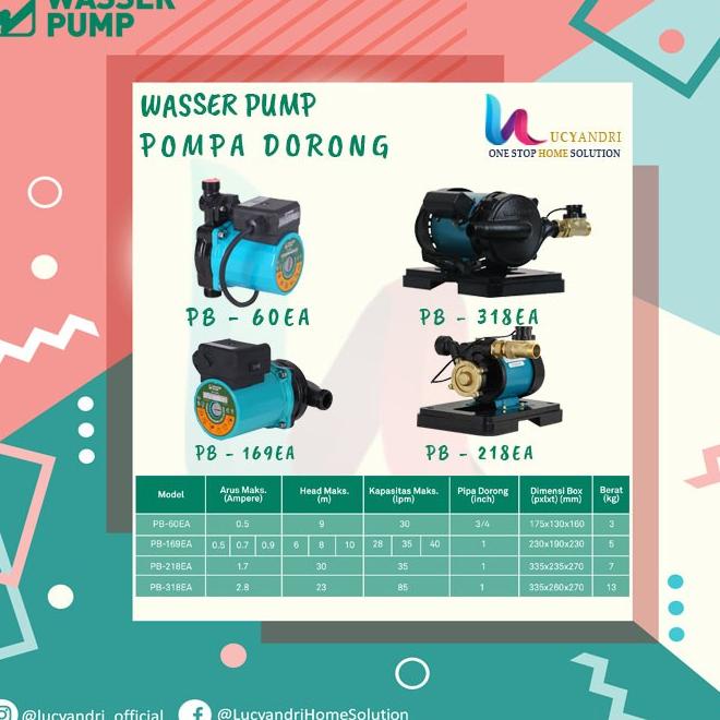 Pompa Wasser Pb 60Ea Pompa Booster Pb-60 Ea