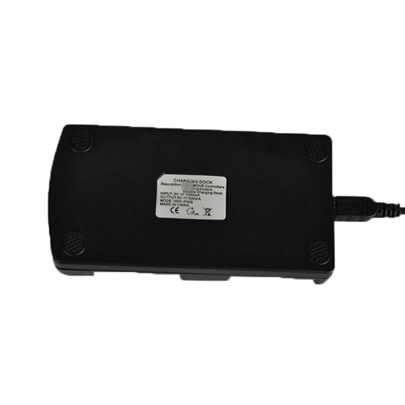 (LUCKID) Dock charging usb Warna Hitam Untuk playstation 3 ps3 move