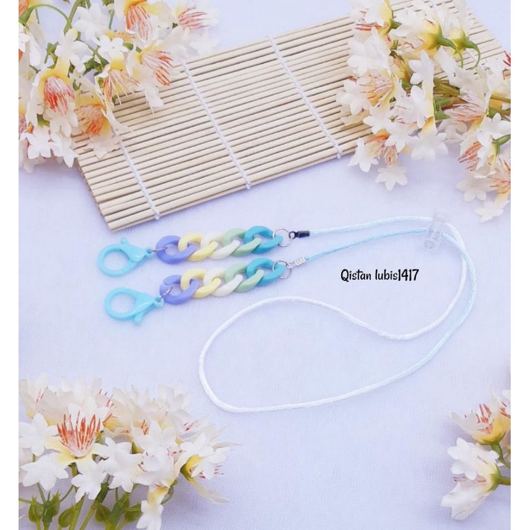 Strap mask rantai dove beli 10 free 2