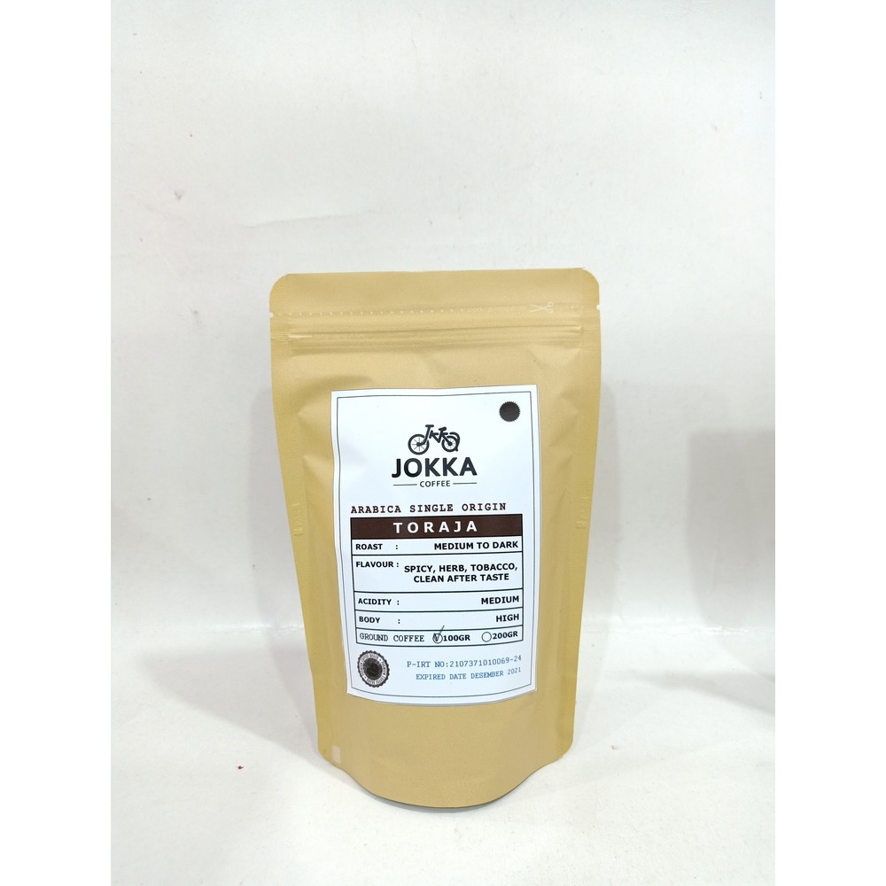 

Kopi Bubuk Jokka Toraja Arabica Single Origin 100gr