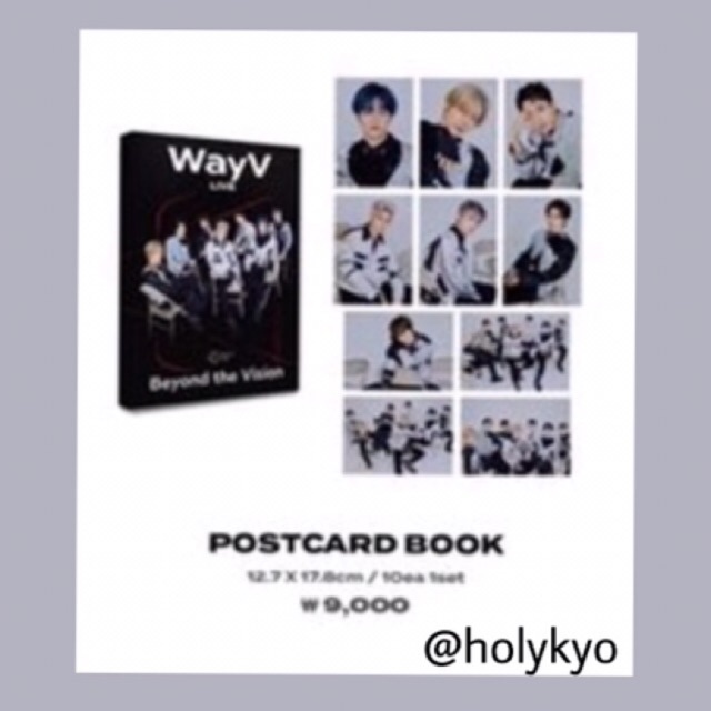 WayV Postcard Book MD BEYOND LIVE