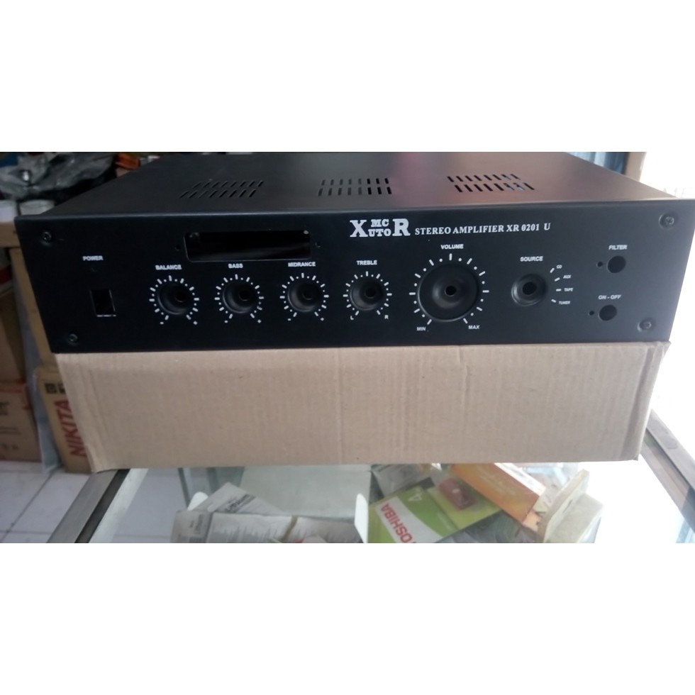 BOX POWER AMPLIFIER PROFESIONAL SOUND SYSTEM TEBAL USB XR0201U