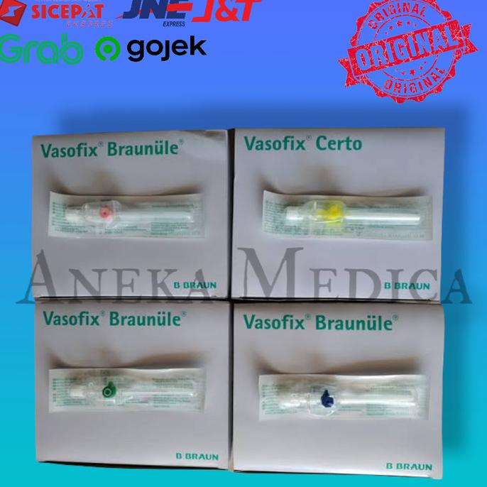 vasofix bbraun 18/20/22/24