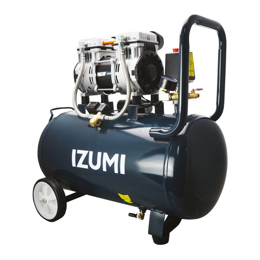 Kompresor Angin Tanpa Oli IZUMI OL1390SS-50 50L / Air Compressor Oilless  IZUMI OL1390SS 50Liter