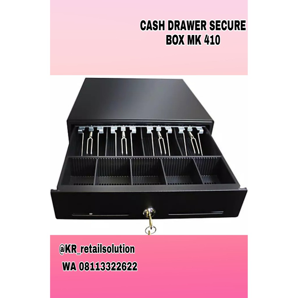 

CASH DRAWER SECURE BOX MK 410/LACI KASIR