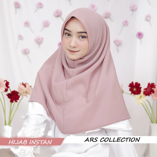 Hijab Instant Ceruty Baby Doll 2 Layer by A.R.S Collection