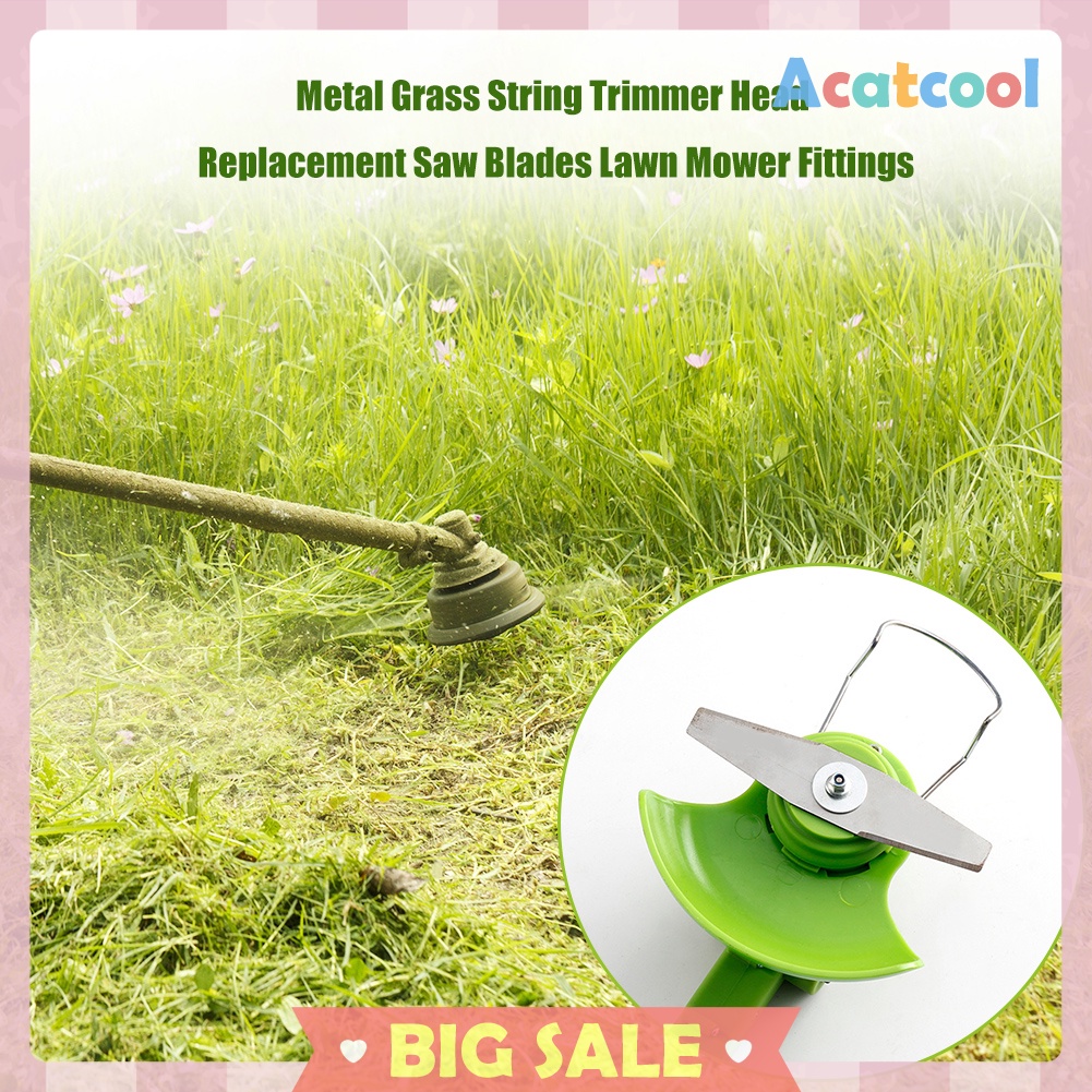 Metal Grass String Trimmer Head Replacement Saw Blades Lawn Mower Fittings