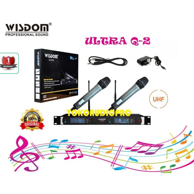 Wisdom Audio Q2 Q-2 Professional Microphone Wireless original