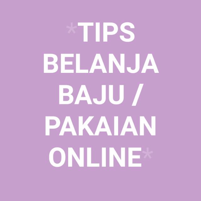 Jual Tips Belanja Baju Online | Shopee Indonesia