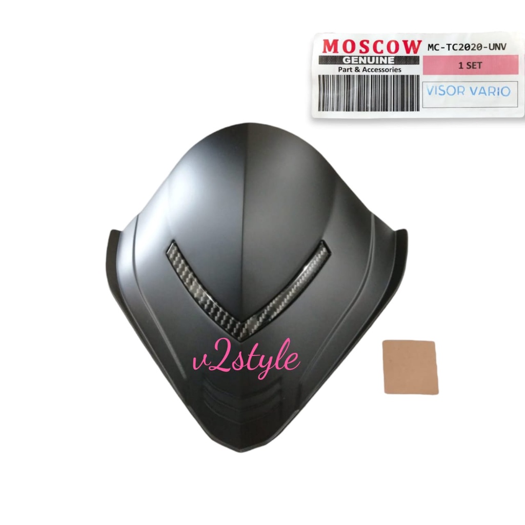 VISOR VARIO 125 150 MODEL LIST ALL NEW VISOR BEAT FI ESP VARIASI WARNA LIST SILVER GOLD KARBON BAHAN ABS PREMIUM MEREK MOSCOW UNUTK VARIO 125 150 BEAT FI ESP