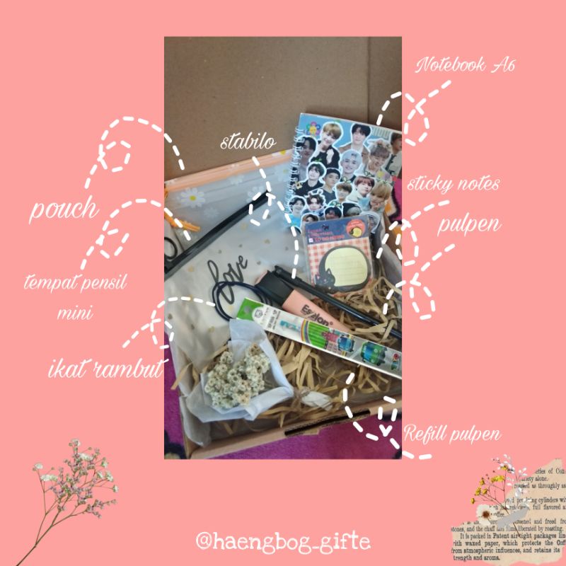 

Kado wisuda aesthetic/ kado wisuda K-Pop/ hampers K-Pop/ Gift box