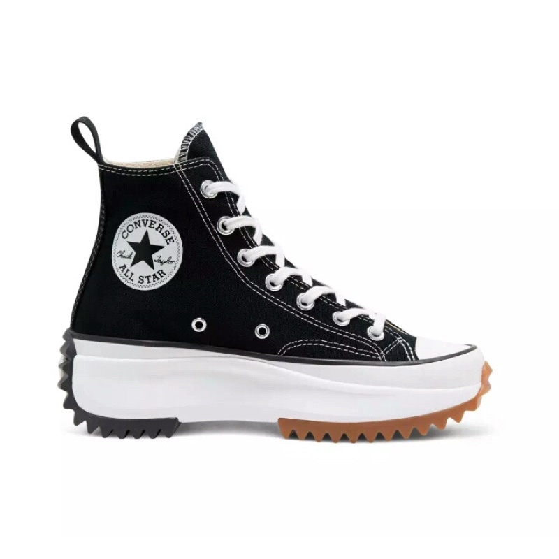 Converse Run Star Hike High Black White Original Resmi PT MAP